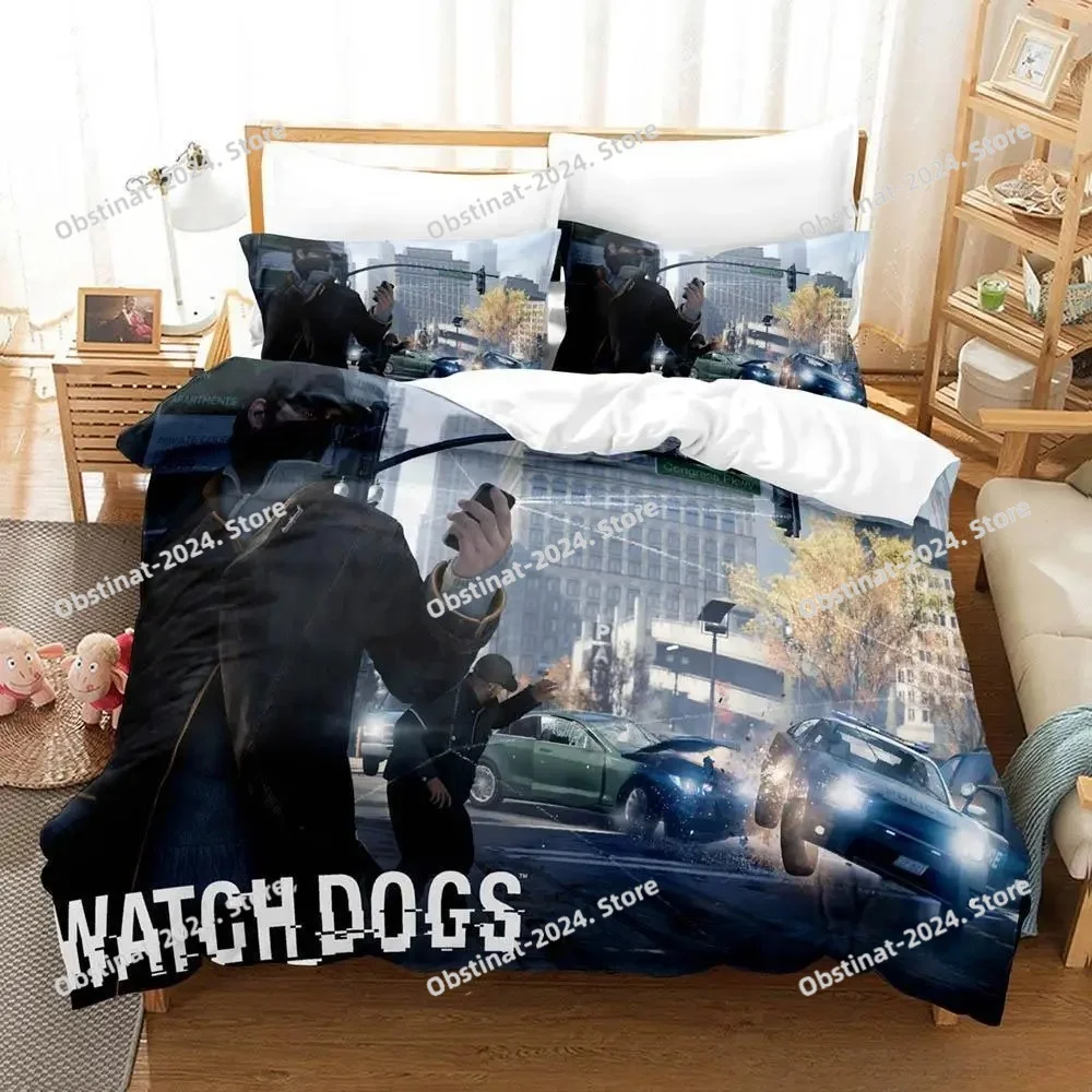 Watch Dogs Bedding Set Single Twin Full Queen King Size Bed Set Adult Kid Bedroom Duvet Cover Sets 3D Print Game Bed Sheet Set
Watch Dogs Bedding Set Single Twin Full Queen King Size Bed Set Adult Kid Bedroom Duvet Cover Sets 3D Print Game Bed Sheet Set