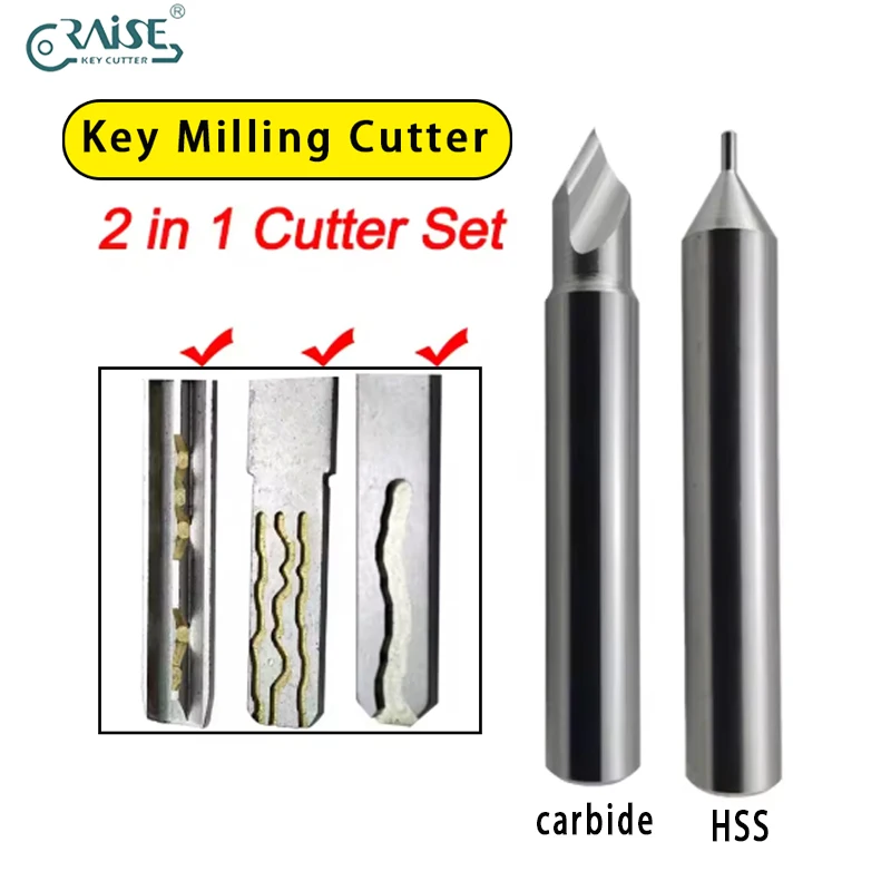 2 In 1 Milling Cutter Set for Dimple Keys and Laser Cut Car Keys Locksmith Tools
2 In 1 Milling Cutter Set for Dimple Keys and Laser Cut Car Keys Locksmith Tools