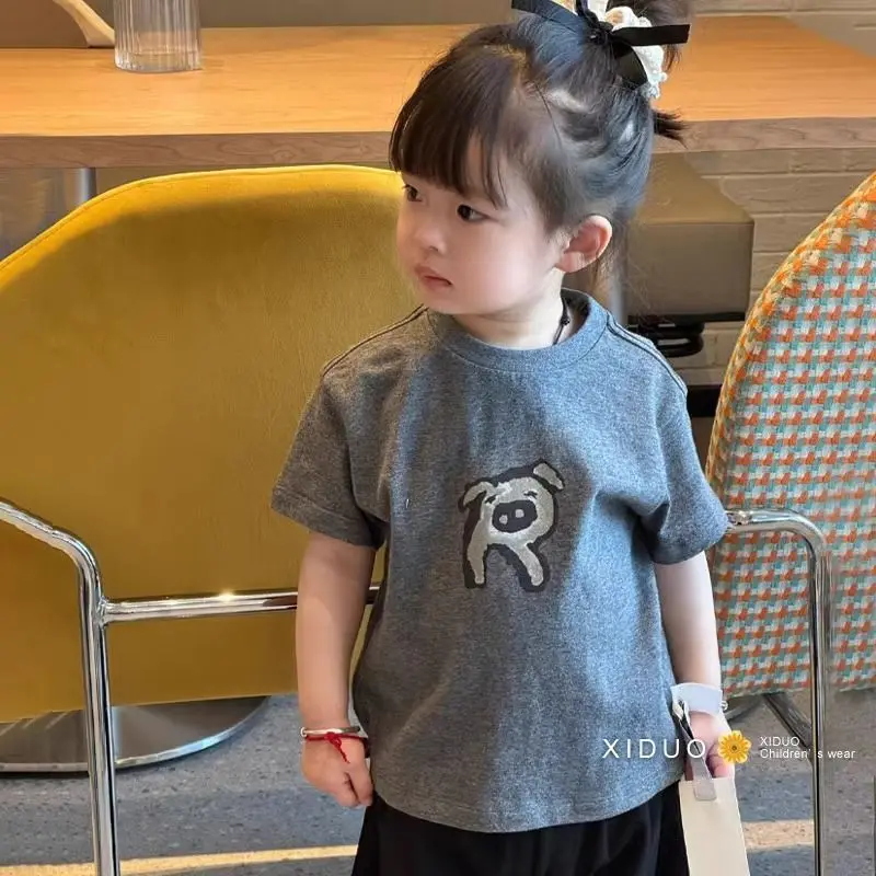 Girls T Shirt 2025 Summer New Childrens Wear Korean Style Girl Baby Cartoon Graffiti Printed Short Sleeve T Shirt Casual Simple
Girls T Shirt 2025 Summer New Childrens Wear Korean Style Girl Baby Cartoon Graffiti Printed Short Sleeve T Shirt Casual Simple