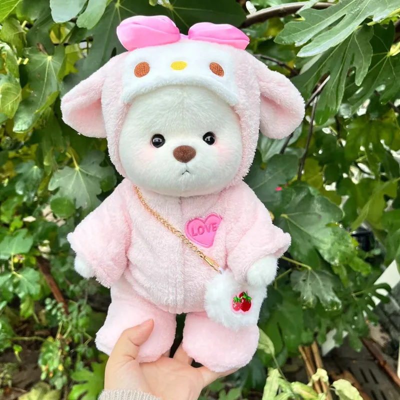 New 30cm Tide Bear Clothes In-Stock Kawaii Plush Bear Doll Clothes Soft Bear Doll Comfortable Cute Cartoon Girls Decor Toys Gift
New 30cm Tide Bear Clothes In-Stock Kawaii Plush Bear Doll Clothes Soft Bear Doll Comfortable Cute Cartoon Girls Decor Toys Gift
