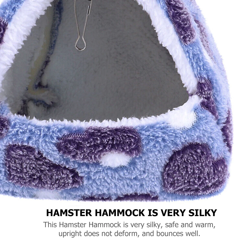 Pet House Hammock Flannel Cotton Warm Soft Bed Small Pets Hamster Guinea Pig Rat Cage Mountable Reusable Easy
Pet House Hammock Flannel Cotton Warm Soft Bed Small Pets Hamster Guinea Pig Rat Cage Mountable Reusable Easy