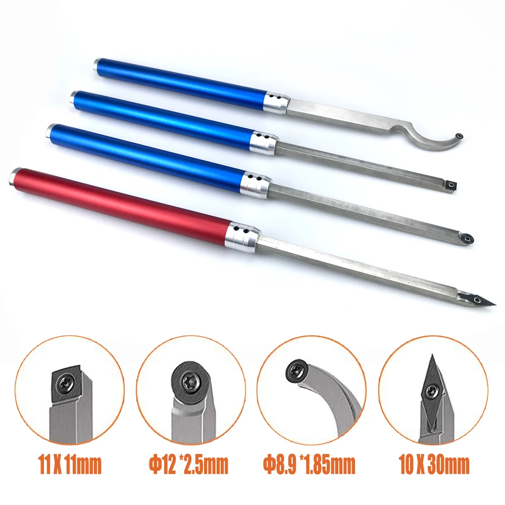 Set Woodworking Chisel Carbide Inserts Cutter Stainless Steel Bar Aluminum Handle Wood Turning for Lathe Woodturning Tools
Set Woodworking Chisel Carbide Inserts Cutter Stainless Steel Bar Aluminum Handle Wood Turning for Lathe Woodturning Tools