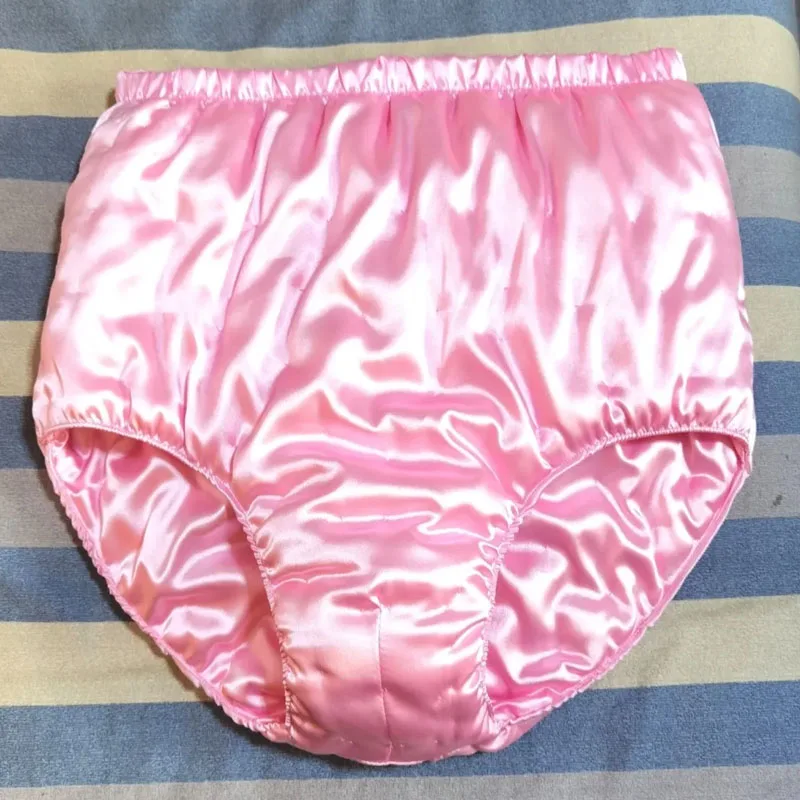 Man's Silky Soft Pink High Waist briefs Live Show Dance Private Party Sexy Costume Cotton Panty FKK (size big puffy) Handmake
Man's Silky Soft Pink High Waist briefs Live Show Dance Private Party Sexy Costume Cotton Panty FKK (size big puffy) Handmake