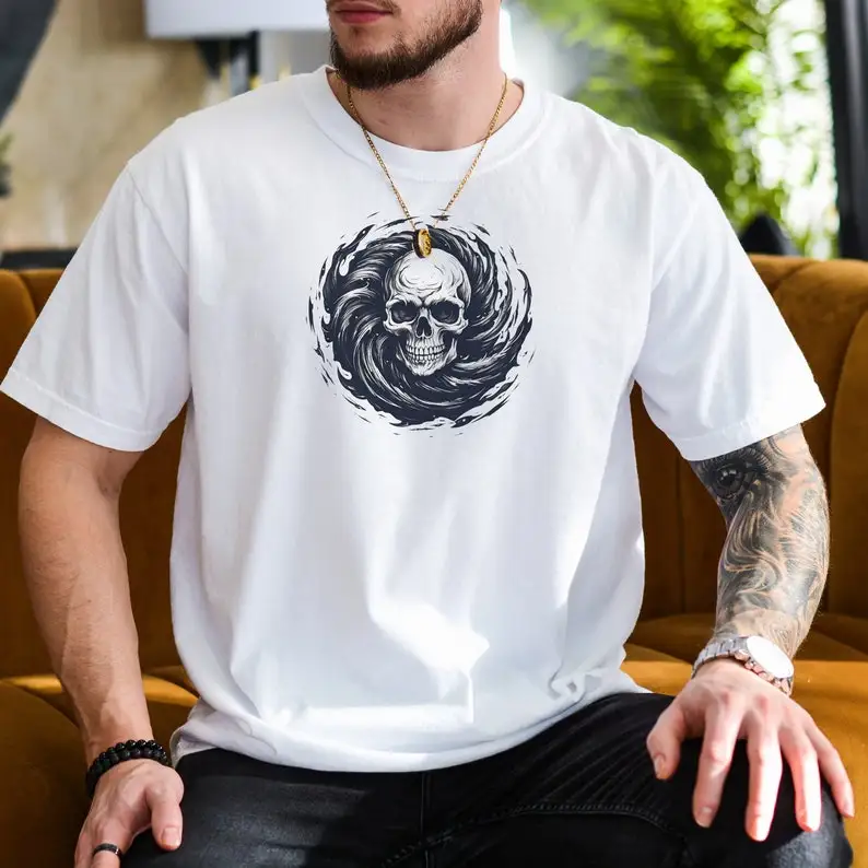 Edgy Skull shirt, gift for him her, punk shirt gift, edgy tshirt, skull illustration lovers t-shirt
Edgy Skull shirt, gift for him her, punk shirt gift, edgy tshirt, skull illustration lovers t-shirt
