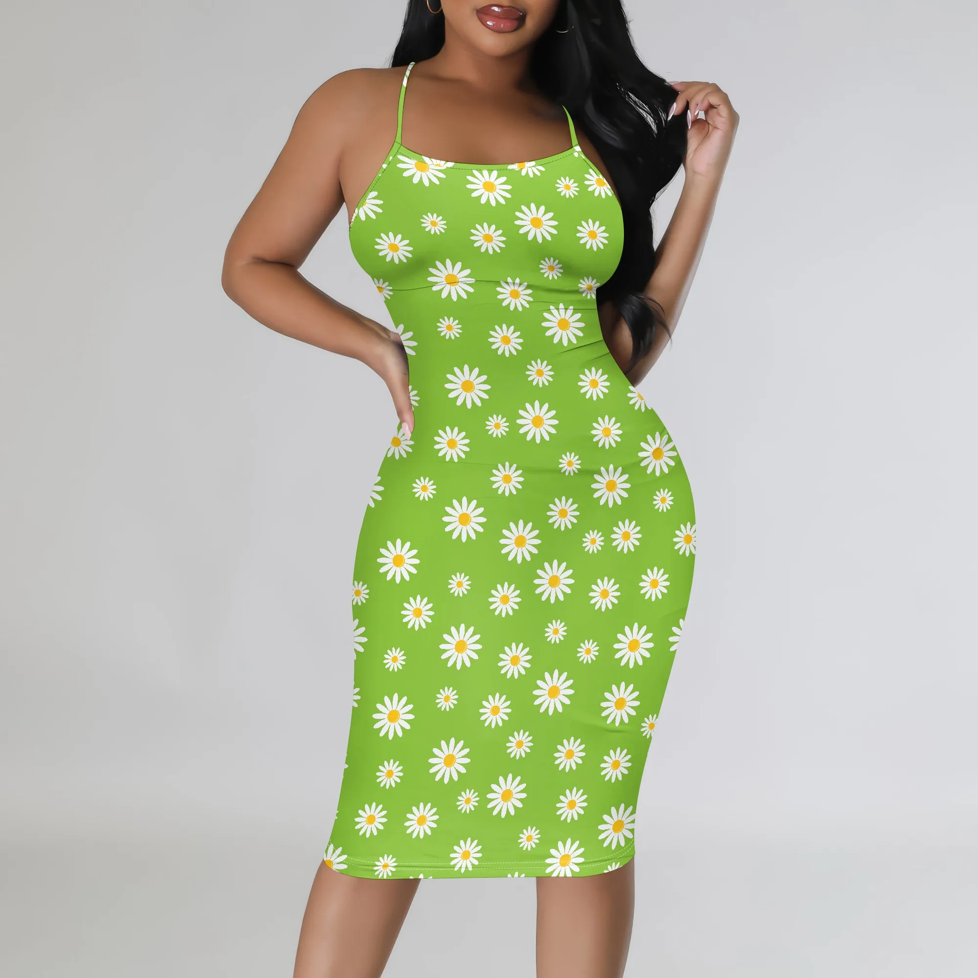 Women's Summer Boho Floral Print Bodycon Midi Dress Sexy Stretchy for Casual Home Shopping Vacation Outing
Women's Summer Boho Floral Print Bodycon Midi Dress Sexy Stretchy for Casual Home Shopping Vacation Outing