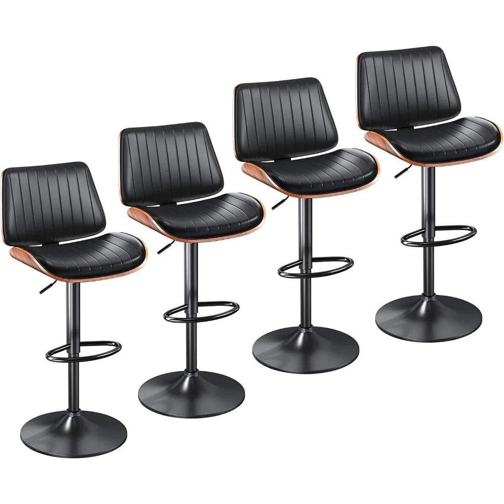 Bar Stools for Kitchen Island With Bentwood Back and Leather Seat Bar Stool Chair Set of 4 High Chairs Furniture
Bar Stools for Kitchen Island With Bentwood Back and Leather Seat Bar Stool Chair Set of 4 High Chairs Furniture