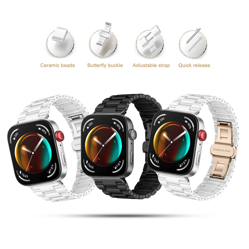 Керамический ремешок с высокой температурой, подходит для Huawei Fit 3, стальной износостойкий ремешок для браслета Huawei Fit 3, браслет
Керамический ремешок с высокой температурой, подходит для Huawei Fit 3, стальной износостойкий ремешок для браслета Huawei Fit 3, браслет