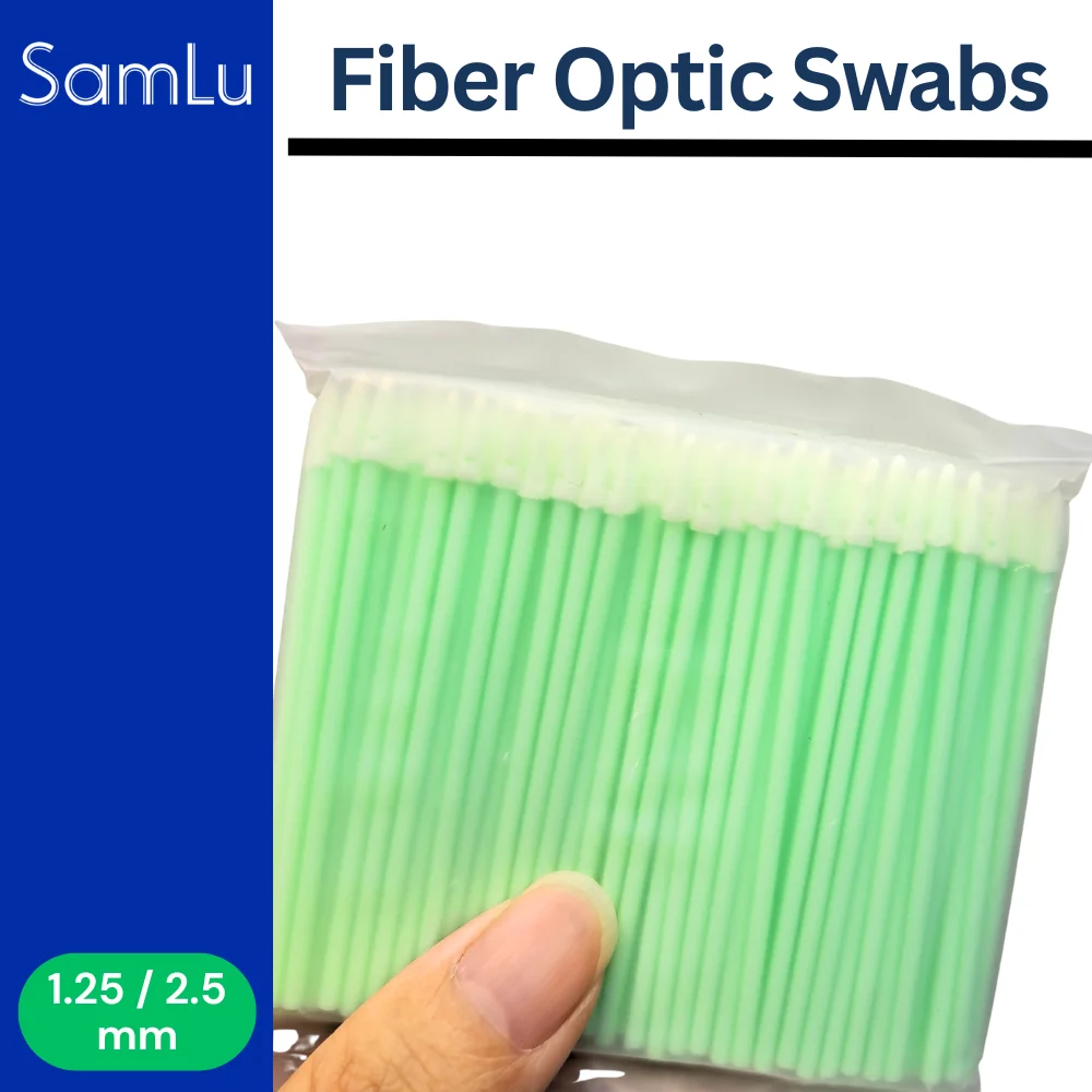 Optic Swabs For 1.25Mm/2.5Mm LC/SC/FC/ST Connectors 100PCS Fiber Cleaning Rod FTTH Tool Optical Fiber Cleaning Cleaning Tool
Optic Swabs For 1.25Mm/2.5Mm LC/SC/FC/ST Connectors 100PCS Fiber Cleaning Rod FTTH Tool Optical Fiber Cleaning Cleaning Tool