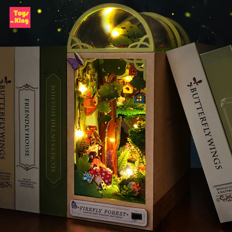 DIY Wooden Miniature Book Nook Kit Doll House With LED Light Kids Toys Adult Teens Bookshelf Building Decor Alley Model Gifts
DIY Wooden Miniature Book Nook Kit Doll House With LED Light Kids Toys Adult Teens Bookshelf Building Decor Alley Model Gifts