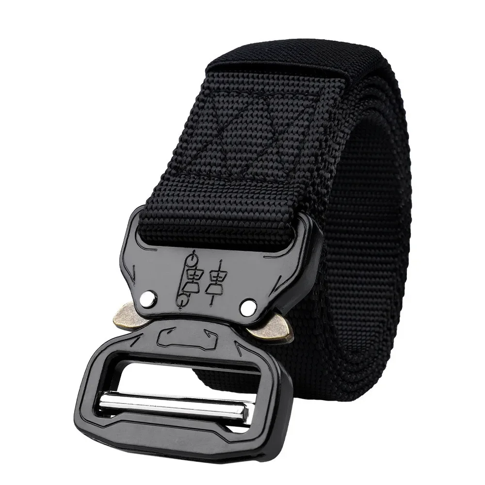 Outdoor Hunting Metal Tactical Belt Men's Belt Alloy Buckle Canvas Belt Men Women Tactique Belts
Outdoor Hunting Metal Tactical Belt Men's Belt Alloy Buckle Canvas Belt Men Women Tactique Belts