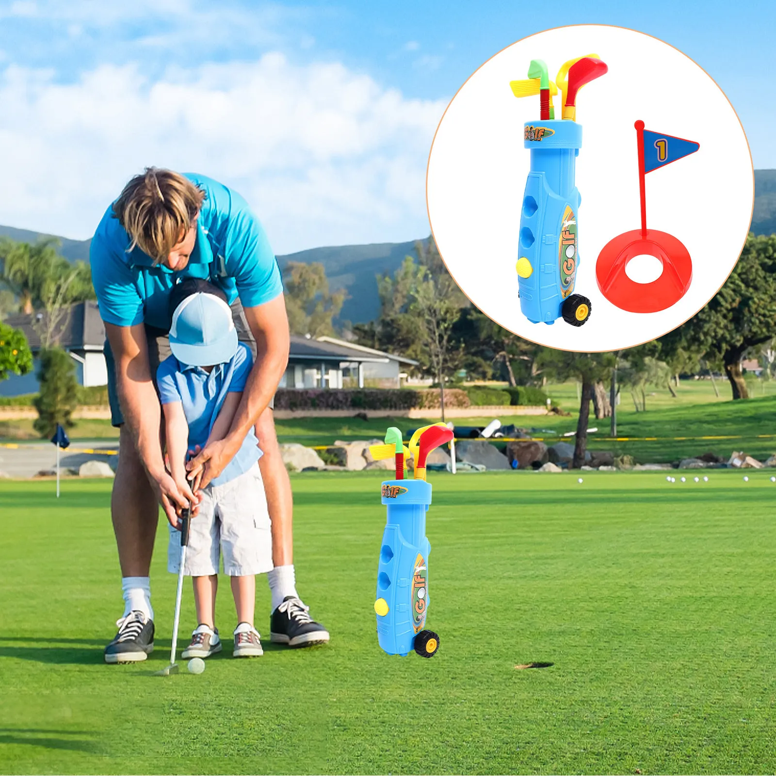 1Set Kids Golf Clubs Mini Indoor Ball Tool Lightweight Portable for Toddlers Promote Physical Mental Development
1Set Kids Golf Clubs Mini Indoor Ball Tool Lightweight Portable for Toddlers Promote Physical Mental Development