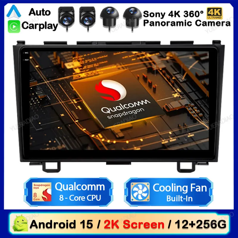 Android 15 Car Radio Qualcomm For Honda CR-V 3 RE CRV 2007 - 2011 Carplay Android Auto Multimedia Video Player 4G WIFI GPS NAVI
Android 15 Car Radio Qualcomm For Honda CR-V 3 RE CRV 2007 - 2011 Carplay Android Auto Multimedia Video Player 4G WIFI GPS NAVI