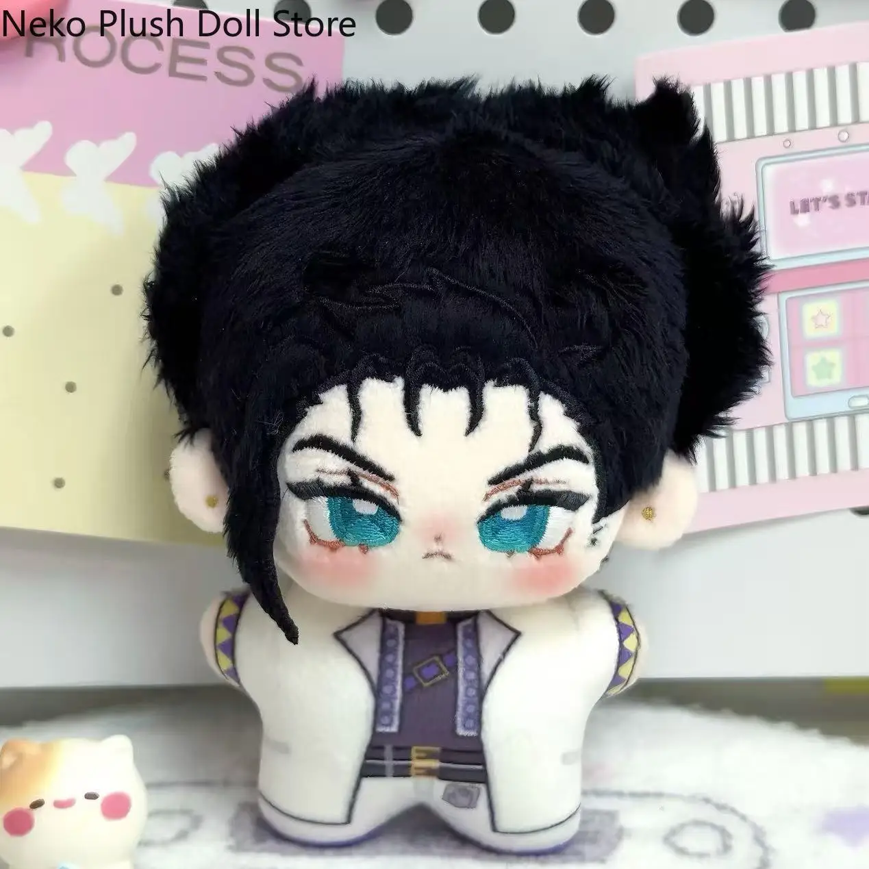 Jotaro Kujo аниме плюшевая кукла тело нарядная одежда плюшевые игрушки фигурки 10 см талисман студенческий аксессуар подарок
Jotaro Kujo аниме плюшевая кукла тело нарядная одежда плюшевые игрушки фигурки 10 см талисман студенческий аксессуар подарок