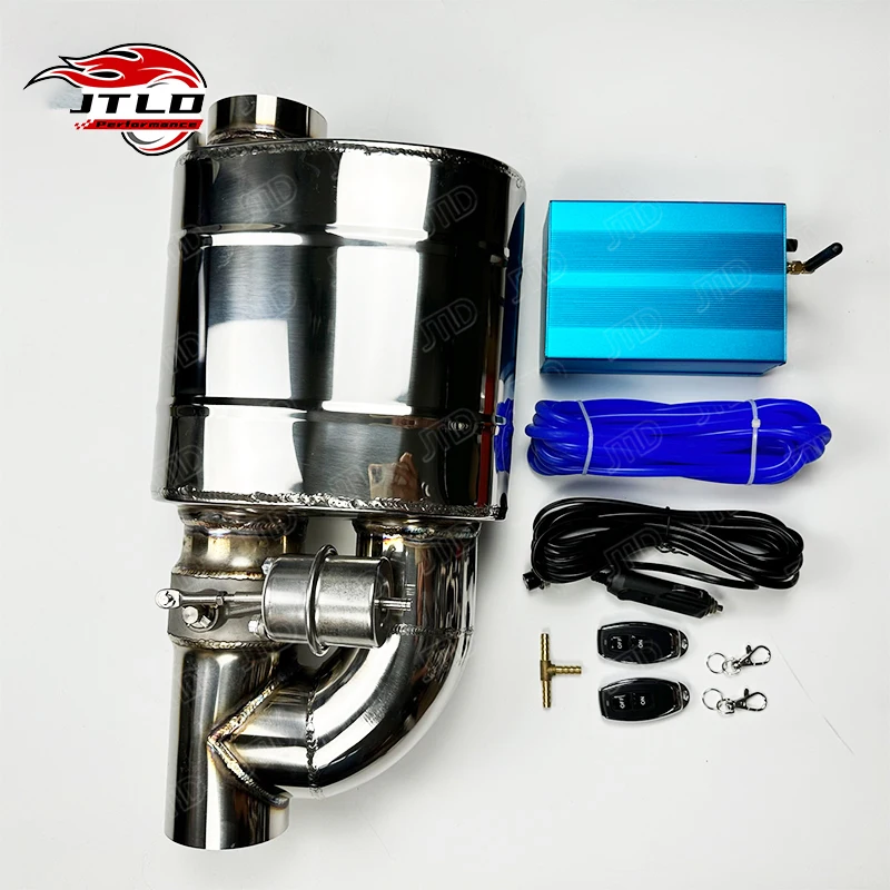 JTLD Stocking 76mm 3 Inch 201SS Universal Single Vacuum Valve Muffler With Remote Control For Car Valvtronic Exhaust System
JTLD Stocking 76mm 3 Inch 201SS Universal Single Vacuum Valve Muffler With Remote Control For Car Valvtronic Exhaust System