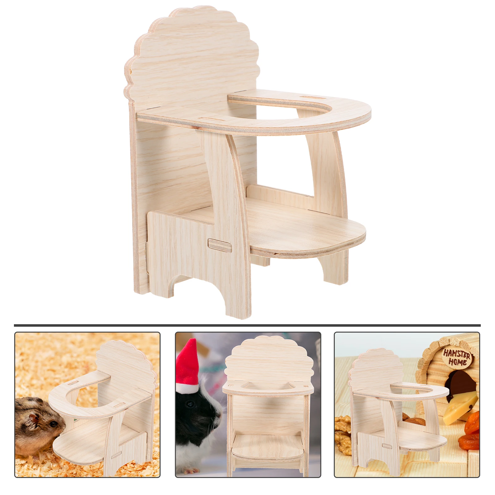 Wooden Hamster Chair Guinea Pig Feeding Furniture High Snack Stand Small Animal Pet Table Decor Mini House Accessory Practical
Wooden Hamster Chair Guinea Pig Feeding Furniture High Snack Stand Small Animal Pet Table Decor Mini House Accessory Practical