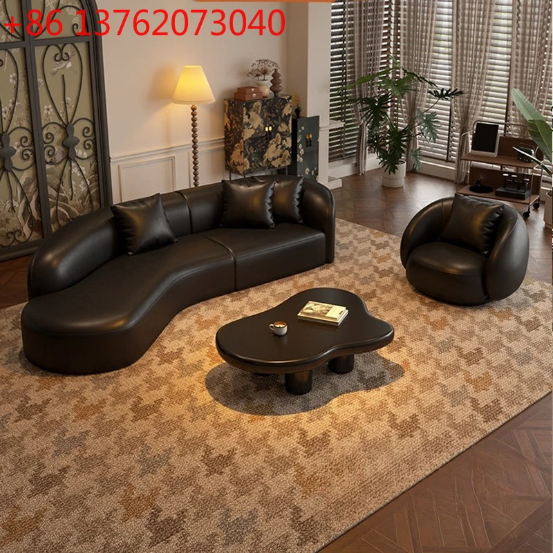 French Minimalist Arc Black Sofa Nordic High End Living Room Beauty Salon Clothing Store Lounge Reception Sofa Furniture
French Minimalist Arc Black Sofa Nordic High End Living Room Beauty Salon Clothing Store Lounge Reception Sofa Furniture