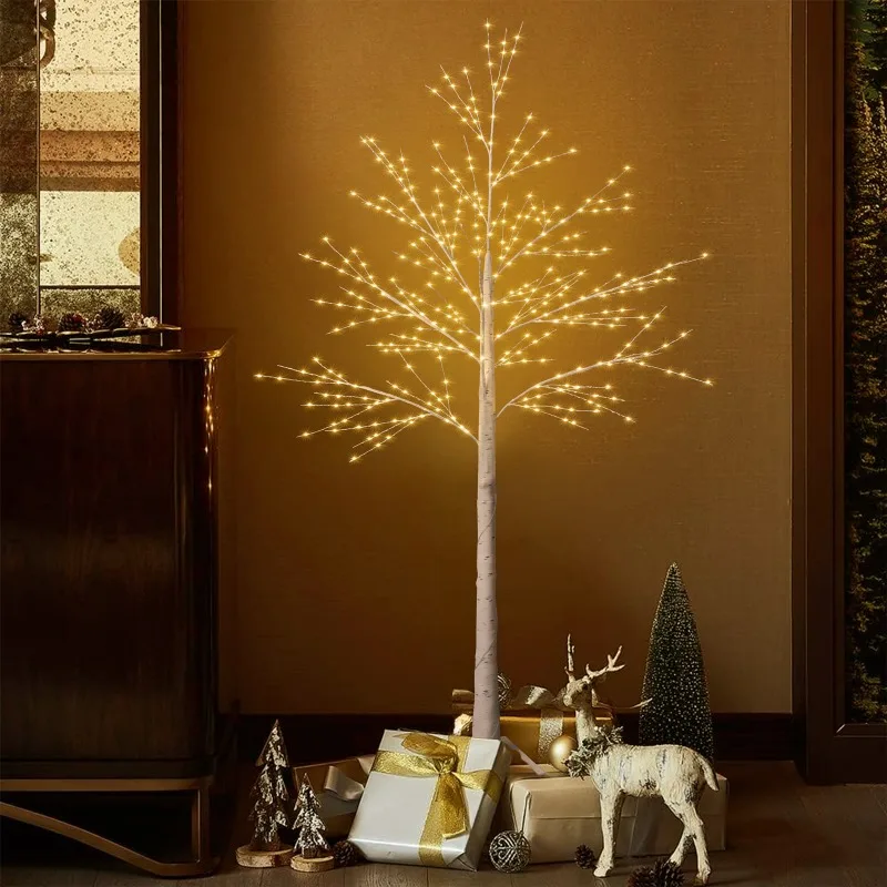 Artificial Tree, 6ft Lighted Indoor & Outdoor Birch Tree, Christmas Holiday Lighting Decoration
Artificial Tree, 6ft Lighted Indoor & Outdoor Birch Tree, Christmas Holiday Lighting Decoration