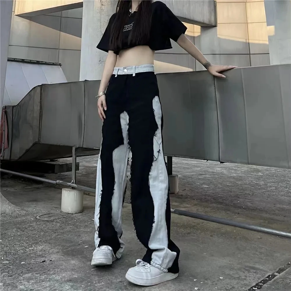 Прямые женские джинсы Harajuku в стиле High Street, модная готическая одежда, уличная одежда Y2K, широкие мешковатые джинсы с широкими штанинами, женские брюки
Прямые женские джинсы Harajuku в стиле High Street, модная готическая одежда, уличная одежда Y2K, широкие мешковатые джинсы с широкими штанинами, женские брюки