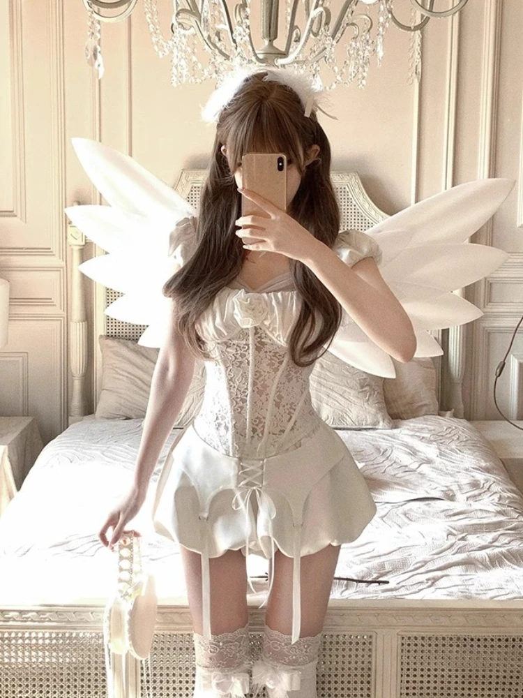 French Vintage Elegant 2 Piece Sets Women Y2k Princess Lace Design Tops+ Casual Mini Skirt Female Sexy Korea Style Chic Outfits
French Vintage Elegant 2 Piece Sets Women Y2k Princess Lace Design Tops+ Casual Mini Skirt Female Sexy Korea Style Chic Outfits