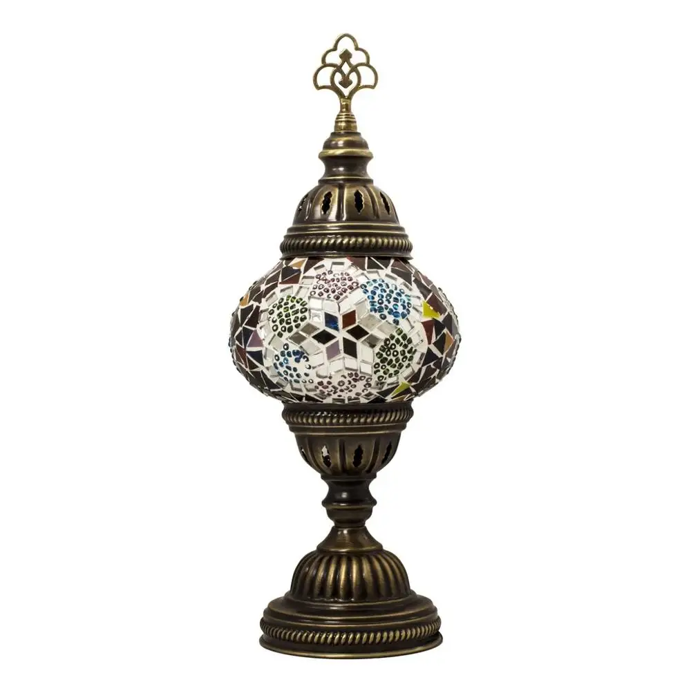 Genuine handmade mosaic glass table Turkish handmade lamp romantic table lamp handmade lamp Anatolian style l
Genuine handmade mosaic glass table Turkish handmade lamp romantic table lamp handmade lamp Anatolian style l