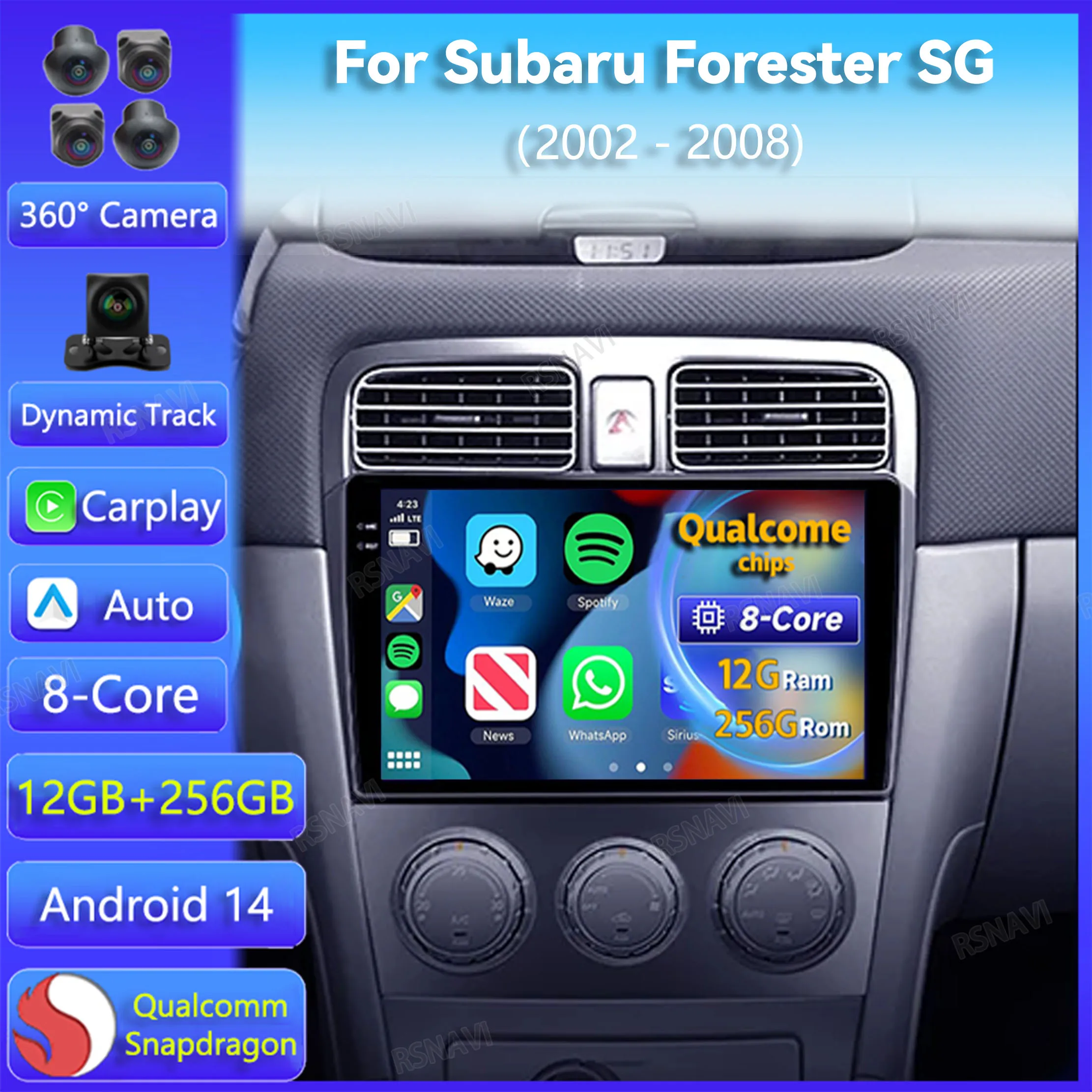 Android 14 Car Radio For Subaru Forester SG 2002 2003 - 2008 Carplay Auto GPS Multimedia 2Din Head Unit DSP Video Stereo Player
Android 14 Car Radio For Subaru Forester SG 2002 2003 - 2008 Carplay Auto GPS Multimedia 2Din Head Unit DSP Video Stereo Player