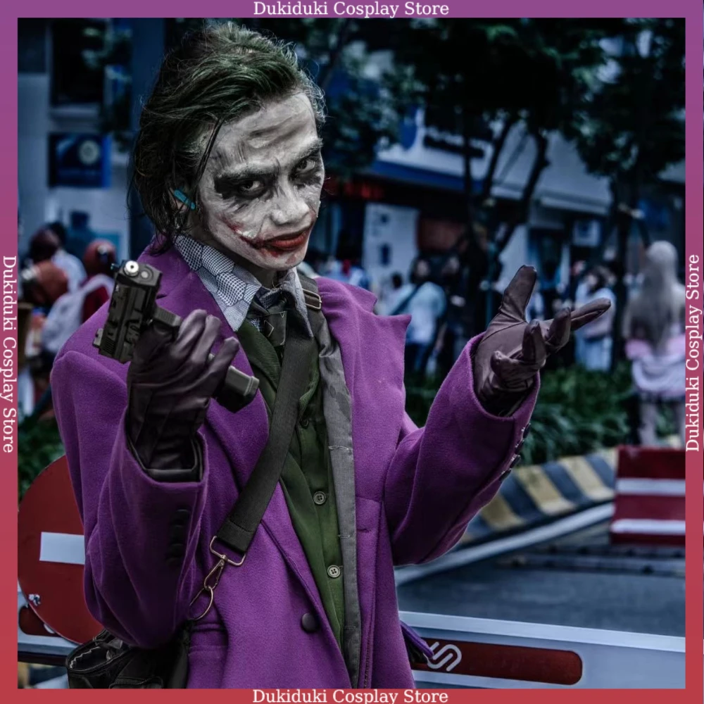 Темный рыцарь Джокер Косплей Костюм Клоун Жилет Галстук Костюм Куртка Пальто Рубашка Одежда Джокер Полный комплект для костюмов на Хэллоуин
Темный рыцарь Джокер Косплей Костюм Клоун Жилет Галстук Костюм Куртка Пальто Рубашка Одежда Джокер Полный комплект для костюмов на Хэллоуин