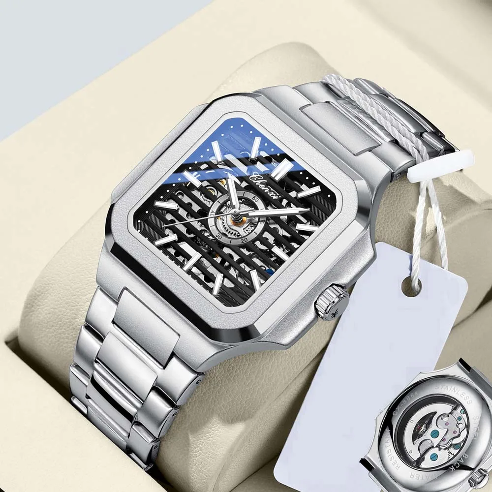 CHENXI Высококачественные механические часы для мужчин, квадратные автоматические полые механические часы в классическом стиле для мужчин, мужские часы
CHENXI Высококачественные механические часы для мужчин, квадратные автоматические полые механические часы в классическом стиле для мужчин, мужские часы