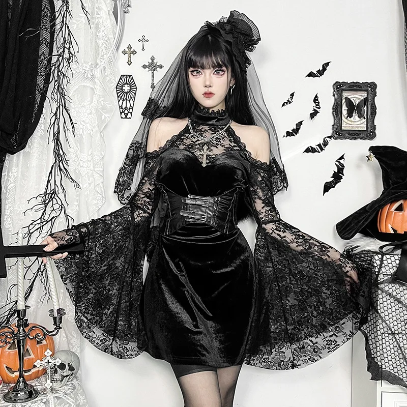Autumn New Sexy Spicy Girl Wrapped Hip Skirt With European And American Style Temperament, Slim Fit Lace Patchwork Dress
Autumn New Sexy Spicy Girl Wrapped Hip Skirt With European And American Style Temperament, Slim Fit Lace Patchwork Dress