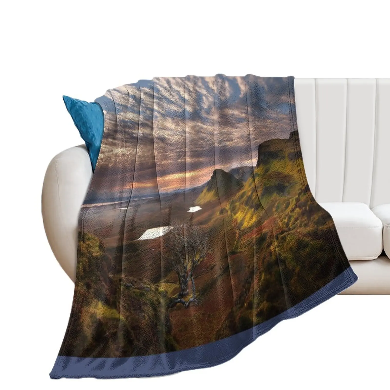 Quiraing Sunrise Trotternish Isle of Skye Scotland. Throw Blanket for winter heavy to sleep Picnic Blankets
Quiraing Sunrise Trotternish Isle of Skye Scotland. Throw Blanket for winter heavy to sleep Picnic Blankets