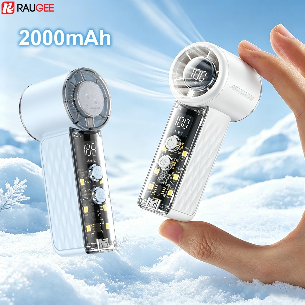 Portable Mini Handheld Fan Turbo Fan 2000mAh USB Rechargeable High-Speed Ice Cooling Fan Mini Small Hand Fan with LED Lighting
Portable Mini Handheld Fan Turbo Fan 2000mAh USB Rechargeable High-Speed Ice Cooling Fan Mini Small Hand Fan with LED Lighting