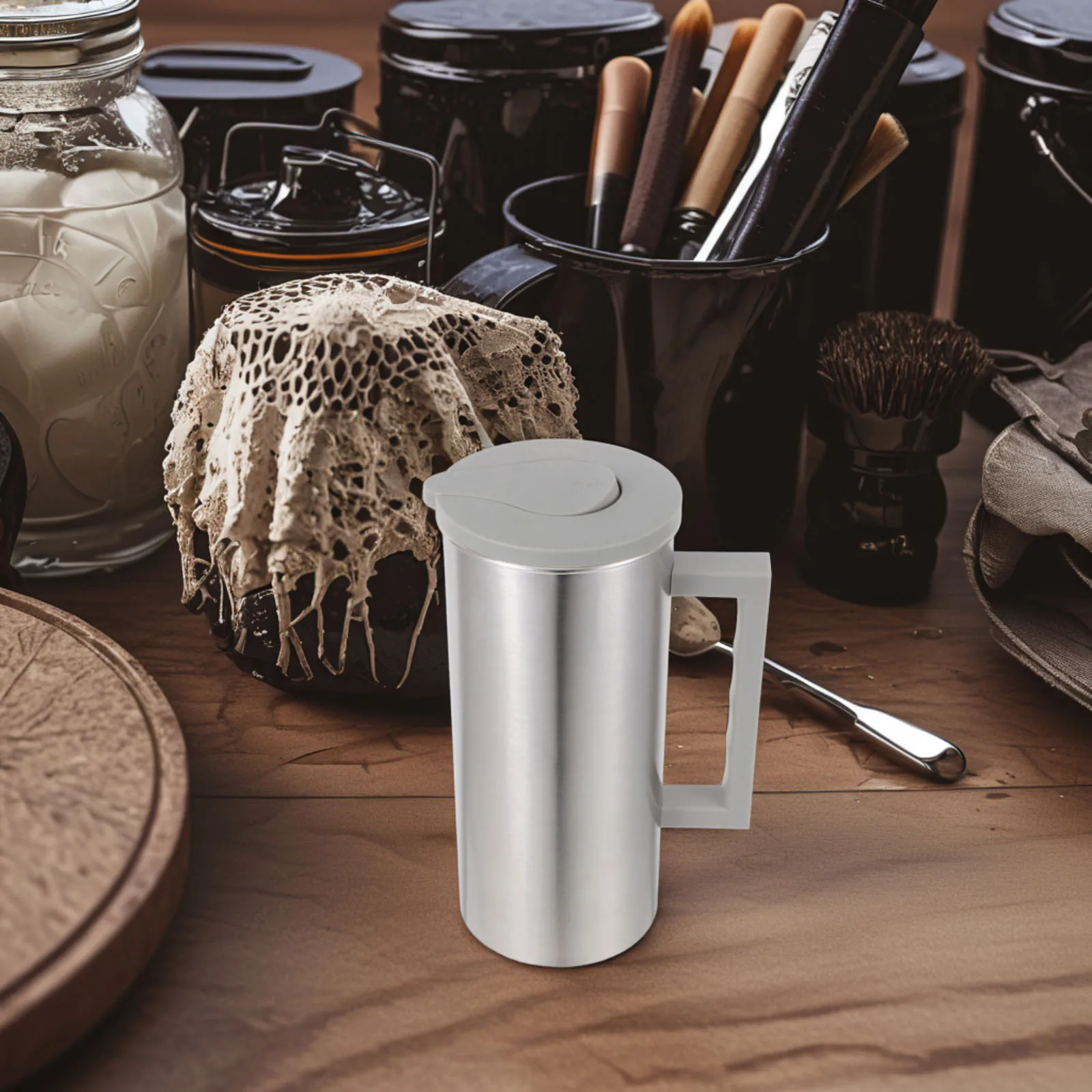 Stainless Steel Cold Water Jug Large Capacity Juice Beverage Pitcher Insulated Container Tea Coffee Pot
Stainless Steel Cold Water Jug Large Capacity Juice Beverage Pitcher Insulated Container Tea Coffee Pot