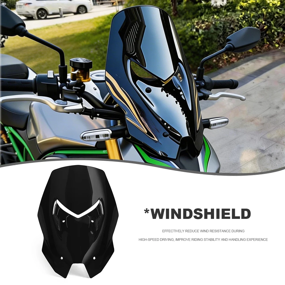 New Motorcycle Front Screen Windscreen Windshield For Kawasaki Z900 Z900 SE 2025-2026 Sport Deflector Protector Accessories
New Motorcycle Front Screen Windscreen Windshield For Kawasaki Z900 Z900 SE 2025-2026 Sport Deflector Protector Accessories