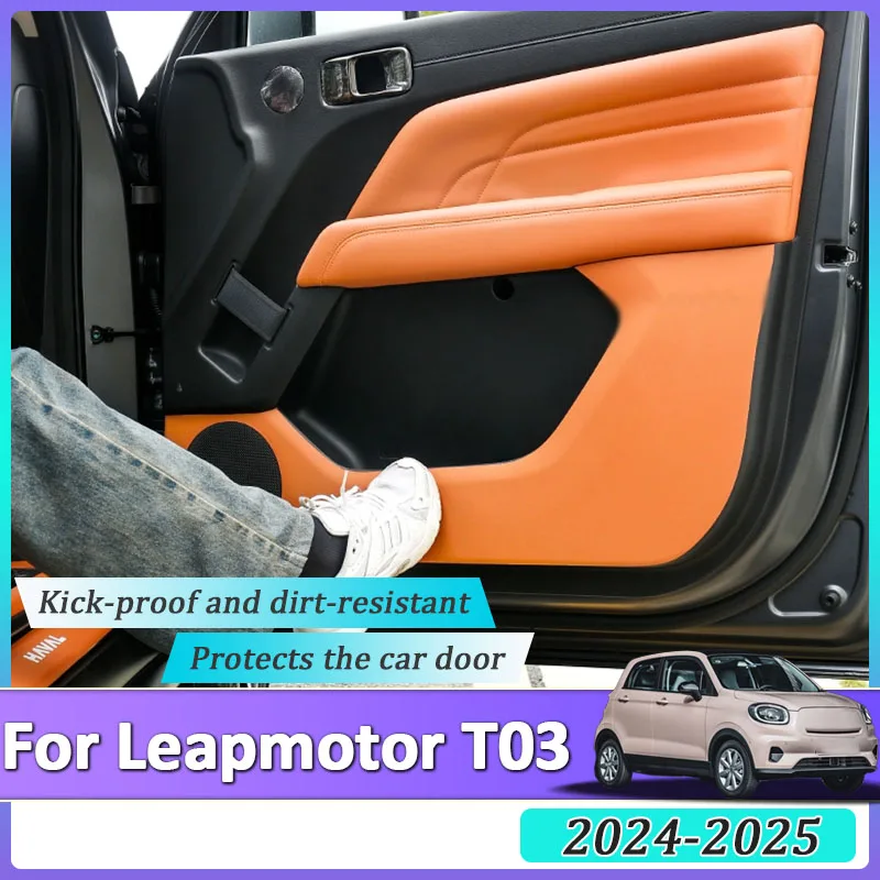 For Leapmotor T03 2024 2025 Car Door Leather Protector Stickers Anti Kick Pad Film Scratch Mat Cover Interior Auto Accessories
For Leapmotor T03 2024 2025 Car Door Leather Protector Stickers Anti Kick Pad Film Scratch Mat Cover Interior Auto Accessories