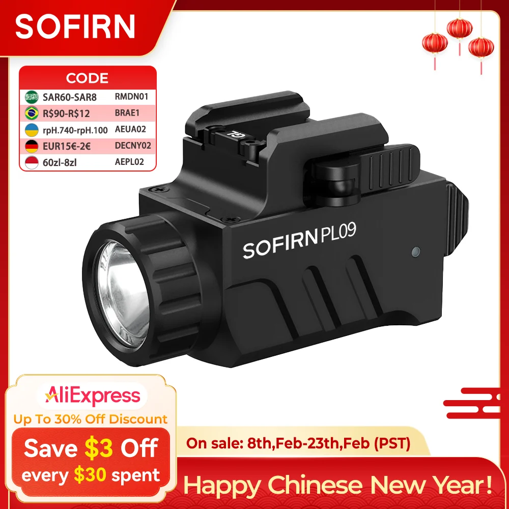 SOFIRN PL09, тактическая фотовспышка, SST40, 1600 лм, перезаряжаемая, быстросъемная, с двойным переключателем
SOFIRN PL09, тактическая фотовспышка, SST40, 1600 лм, перезаряжаемая, быстросъемная, с двойным переключателем