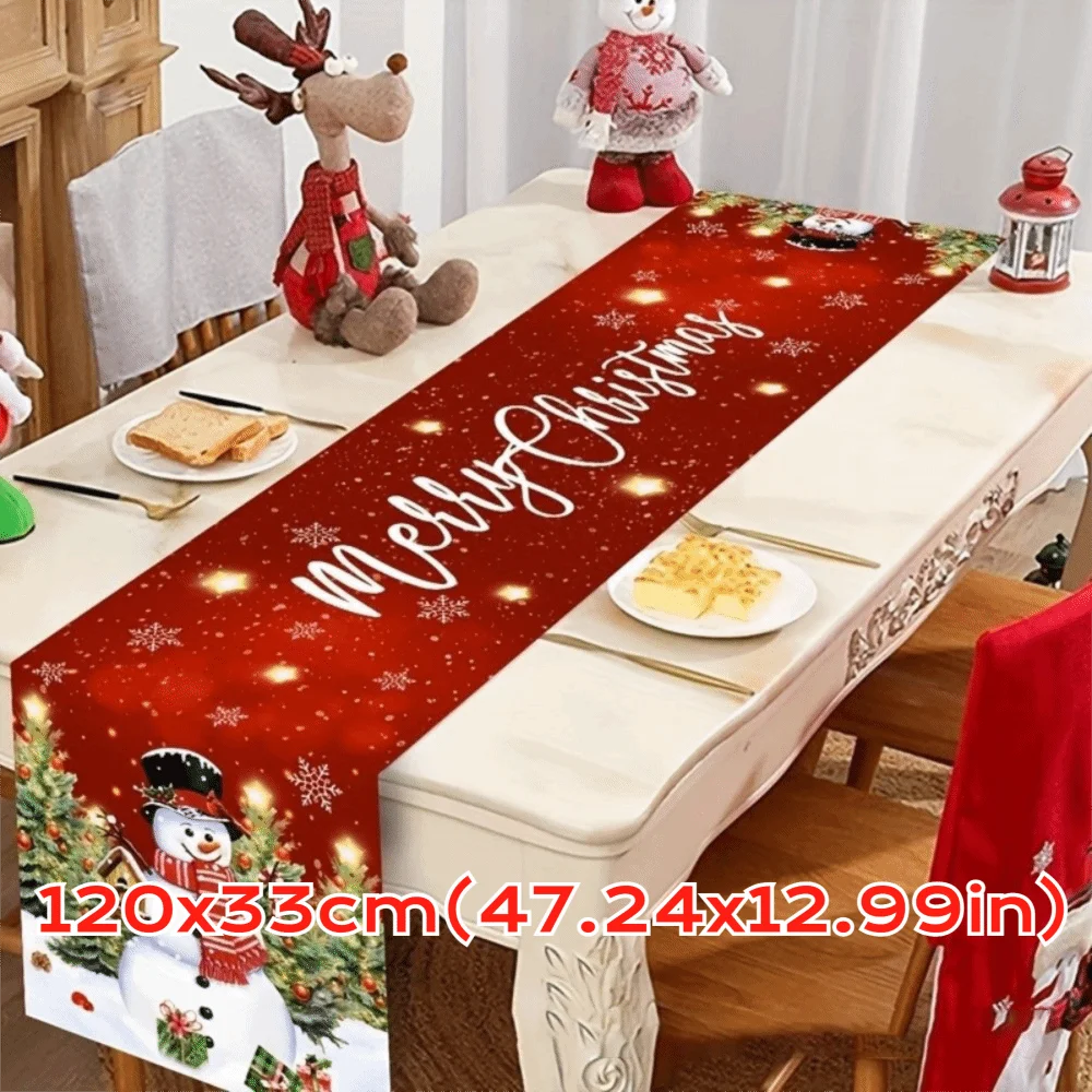 New New Year Christmas Table Runner Snowman Elk Christmas Tablecloth Santa Claus Navidad Gift Table Decor Home Decor
New New Year Christmas Table Runner Snowman Elk Christmas Tablecloth Santa Claus Navidad Gift Table Decor Home Decor