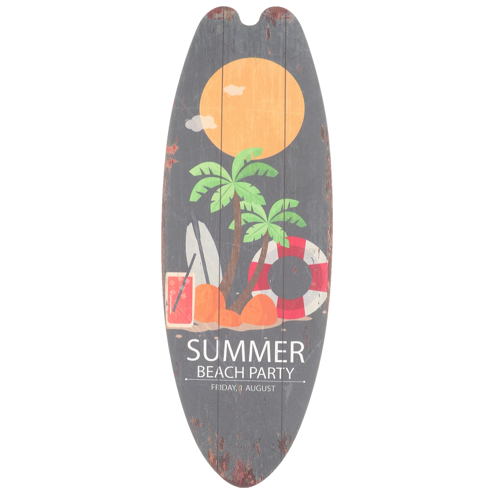 Wood Surfboard Sign Ornaments Wooden Hanging Surfboard Plaque Wall Decor Beach Coastal Summer Nautical Welcome Decorations
Wood Surfboard Sign Ornaments Wooden Hanging Surfboard Plaque Wall Decor Beach Coastal Summer Nautical Welcome Decorations