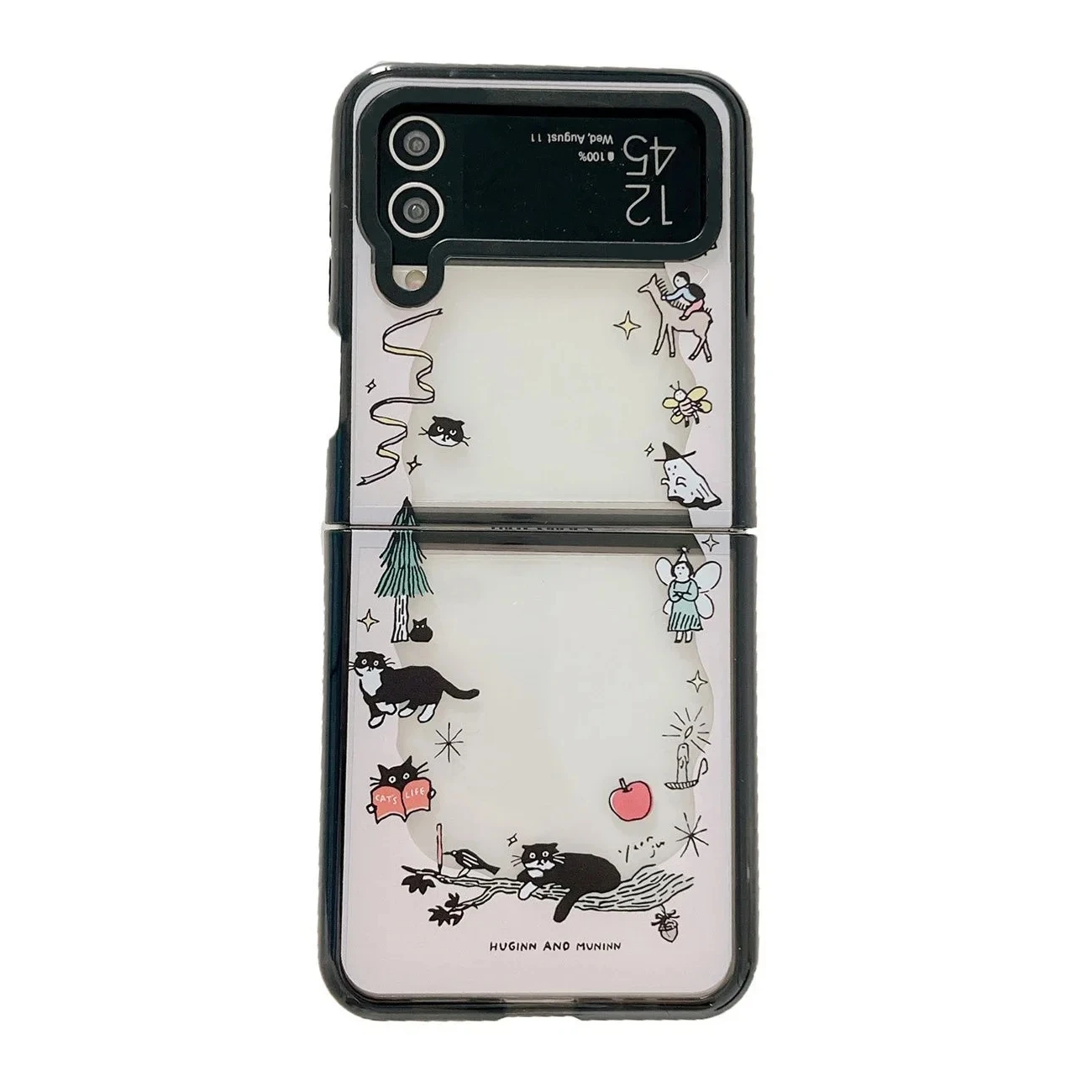 Black Border Acrylic Black Cat Phone Case for Samsung Galaxy Z Flip 5 4 3 Back Cover for ZFlip3 ZFlip4 ZFlip5 Hard Case Shell
Black Border Acrylic Black Cat Phone Case for Samsung Galaxy Z Flip 5 4 3 Back Cover for ZFlip3 ZFlip4 ZFlip5 Hard Case Shell