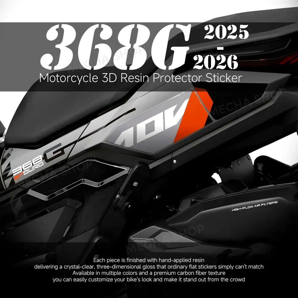 For Zontes 368G 2026 Motorcycle Accessories 3D Resin Sticker Protection Kit Motorcycle Decal
For Zontes 368G 2026 Motorcycle Accessories 3D Resin Sticker Protection Kit Motorcycle Decal