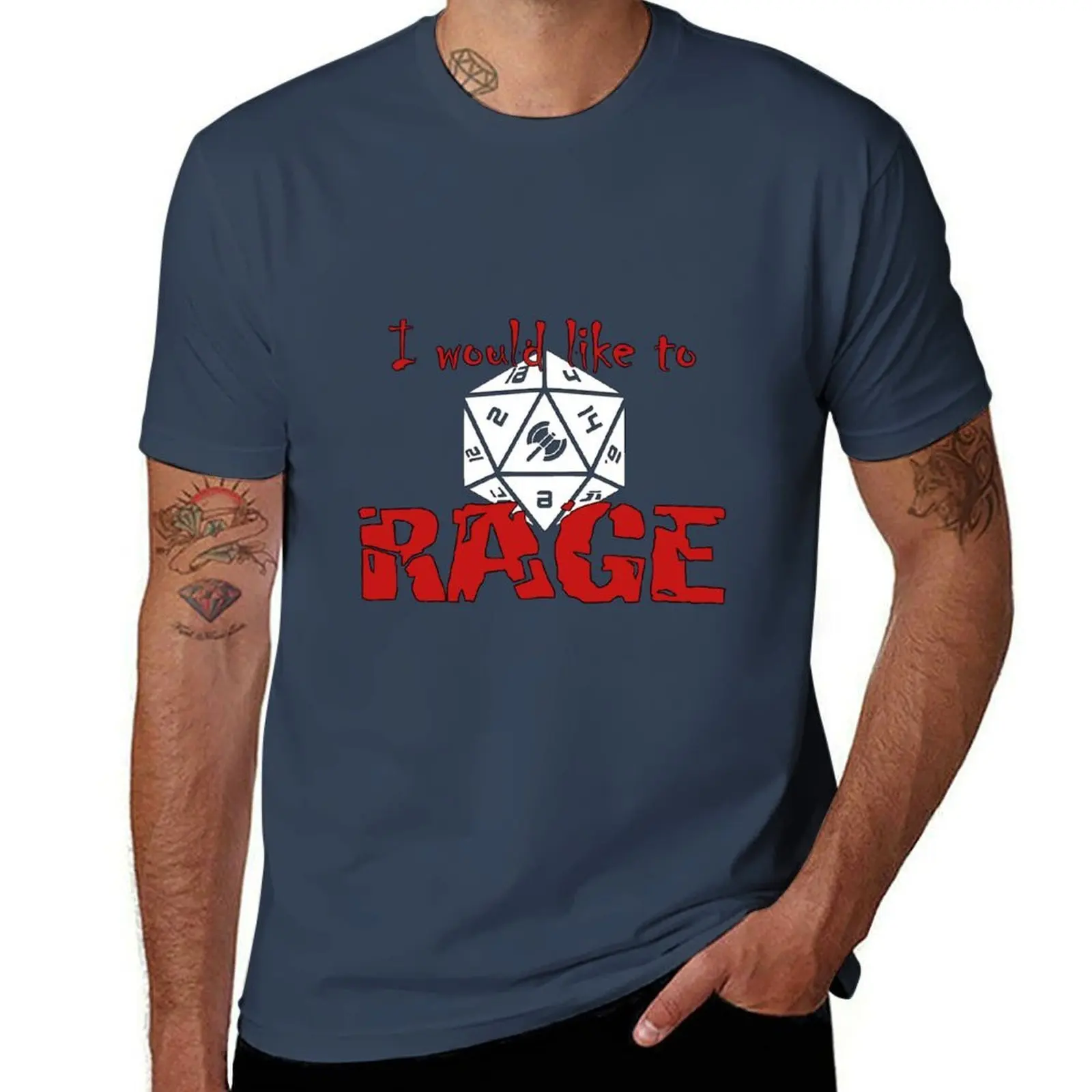 I Would Like To RAGE T-Shirt Anti-Wrinkle Short Sleeve T-Shirt
I Would Like To RAGE T-Shirt Anti-Wrinkle Short Sleeve T-Shirt