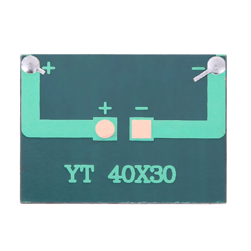 3V 50mA 0.15W Charging Module Epoxy Polycrystalline Silicon Mini Solar Cells Charger Board 40x30mm for DIY Lighting System
3V 50mA 0.15W Charging Module Epoxy Polycrystalline Silicon Mini Solar Cells Charger Board 40x30mm for DIY Lighting System