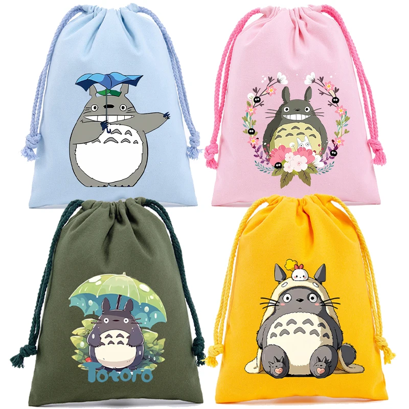 My Neighbor Totoro Fashion Drawstring Bag Cartoon Printed Cosmetics Storage Pouch Cute Candy Gift Bags Portable Handbag Gifts
My Neighbor Totoro Fashion Drawstring Bag Cartoon Printed Cosmetics Storage Pouch Cute Candy Gift Bags Portable Handbag Gifts