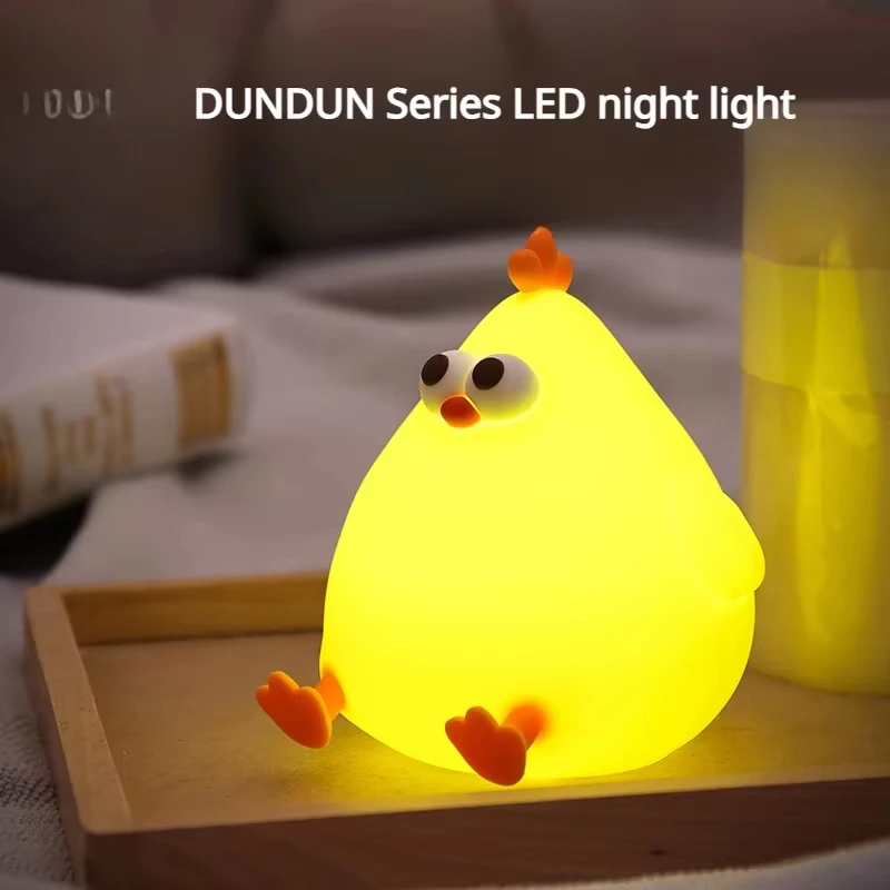 LED Night Light DUNDUN Series Silicone Knead Soft Table Ornament Children's Toys Cartoon Birthday Gift
LED Night Light DUNDUN Series Silicone Knead Soft Table Ornament Children's Toys Cartoon Birthday Gift