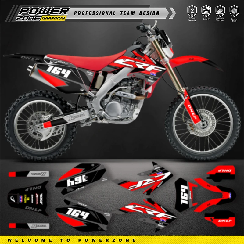 PowerZone Full Graphics Background Decals Stickers Kit For HONDA CRF250X 2019 2018-2004 250X Customized Number Motocycle 011
PowerZone Full Graphics Background Decals Stickers Kit For HONDA CRF250X 2019 2018-2004 250X Customized Number Motocycle 011