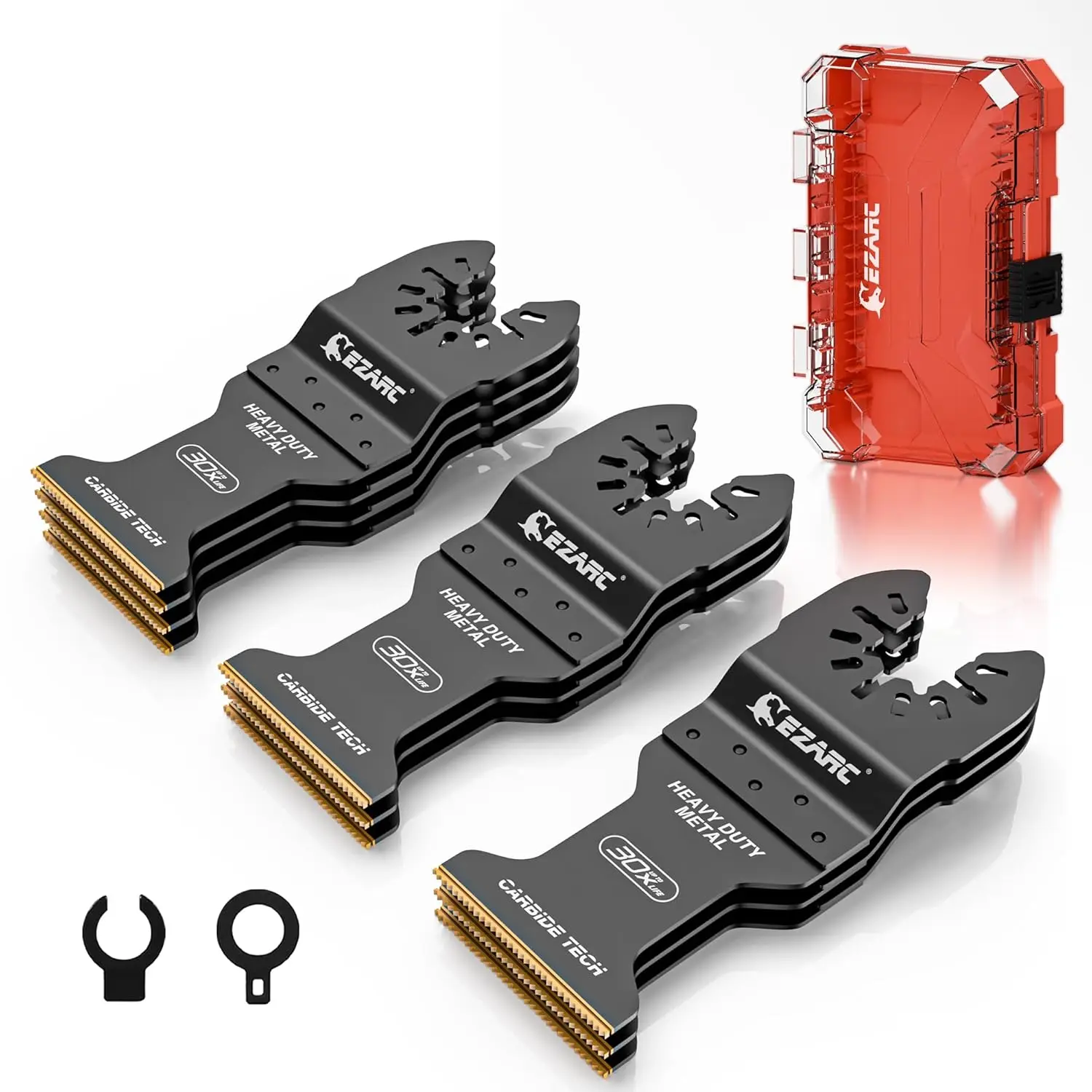 Carbide Oscillating Saw Blades, 10-Pack for Hard Materials, Nails, Bolts & Screws
Carbide Oscillating Saw Blades, 10-Pack for Hard Materials, Nails, Bolts & Screws