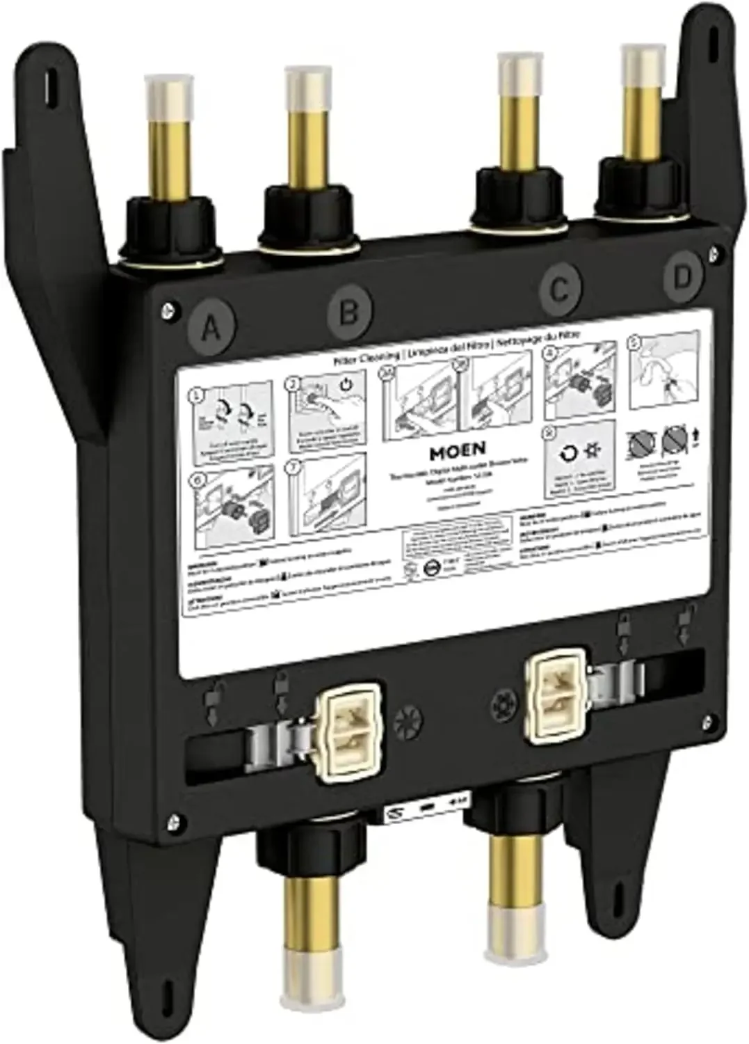4-Outlet Digital Thermostatic Shower Valve with 3/4" Connections, S3104 Smart Shower
4-Outlet Digital Thermostatic Shower Valve with 3/4" Connections, S3104 Smart Shower