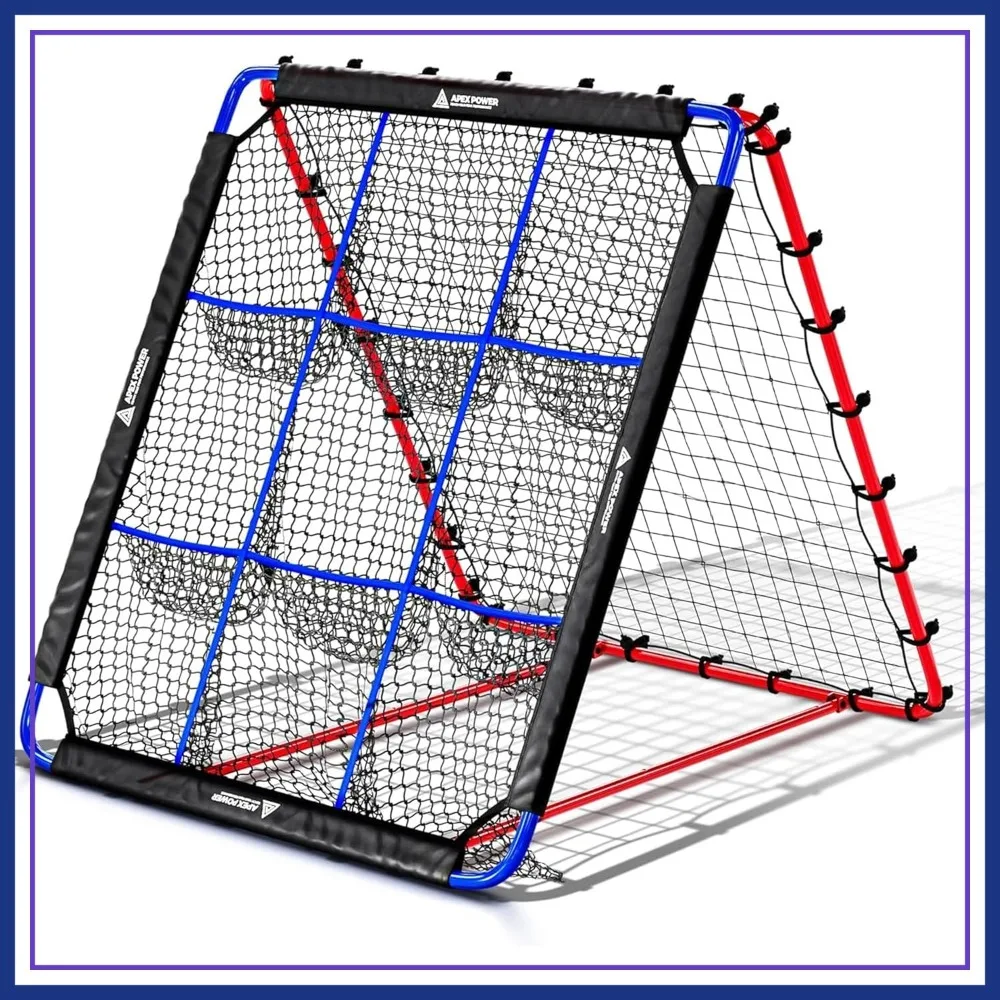 Baseball Rebounder Net 12-Angle Pitching Net with 9 Pocket Nets for Softball Soccer Volleyball Basketball Lacrosse Training
Baseball Rebounder Net 12-Angle Pitching Net with 9 Pocket Nets for Softball Soccer Volleyball Basketball Lacrosse Training