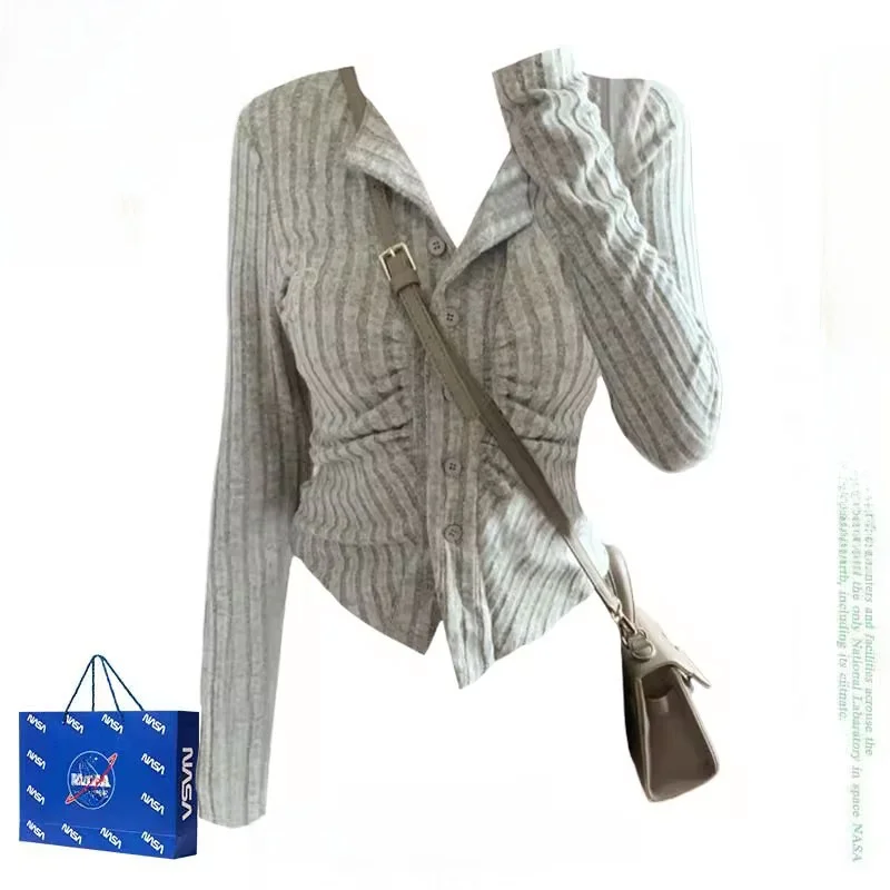 Ele Long Sve открытый кардиган женский приталенный вязаный свитер осень мода плиссированный асимметричный обычный тонкий V-Ne
Ele Long Sve открытый кардиган женский приталенный вязаный свитер осень мода плиссированный асимметричный обычный тонкий V-Ne