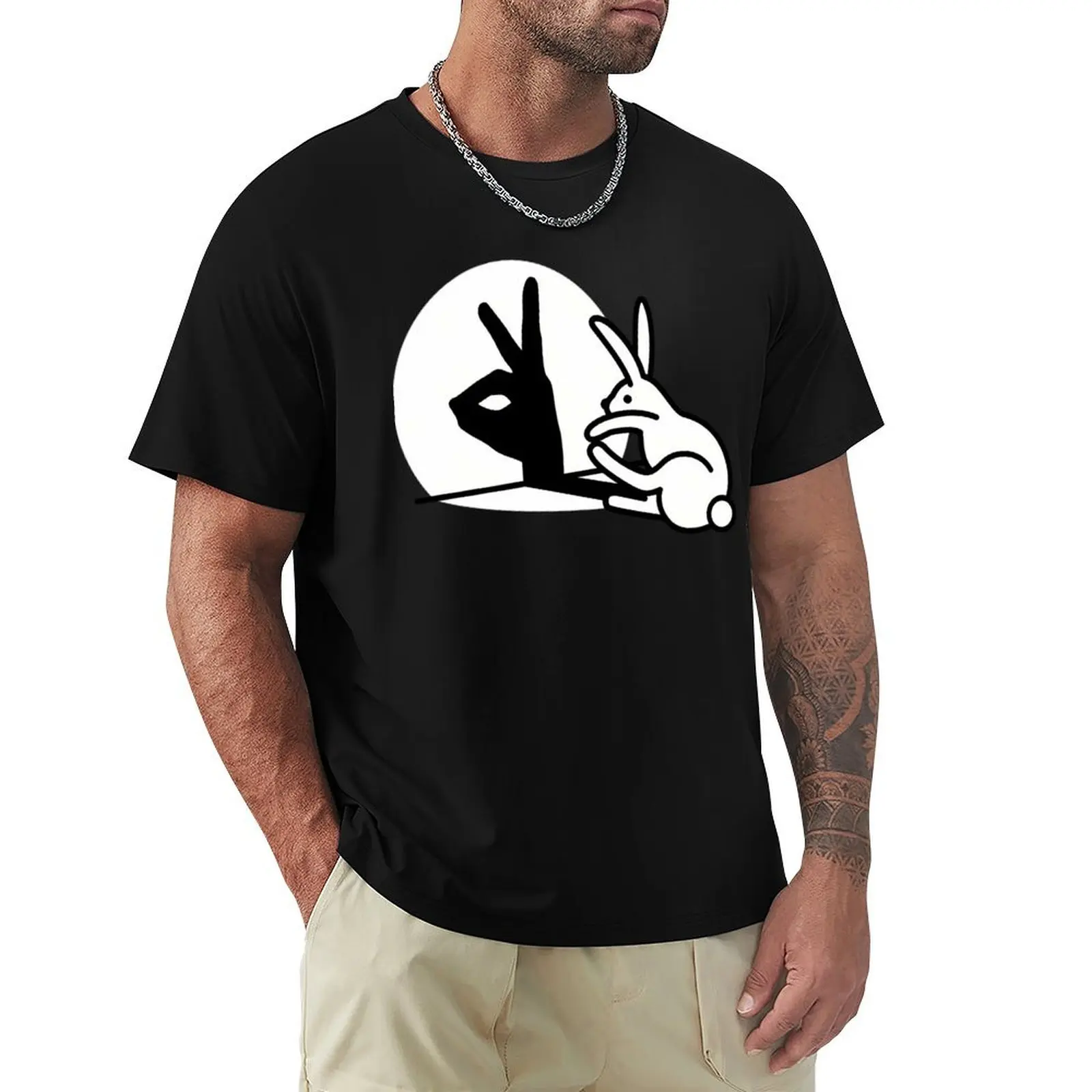 Funny Rabbit Hand Shadow Puppets Humor T-Shirt custom t shirt oversizeds clothing for men
Funny Rabbit Hand Shadow Puppets Humor T-Shirt custom t shirt oversizeds clothing for men