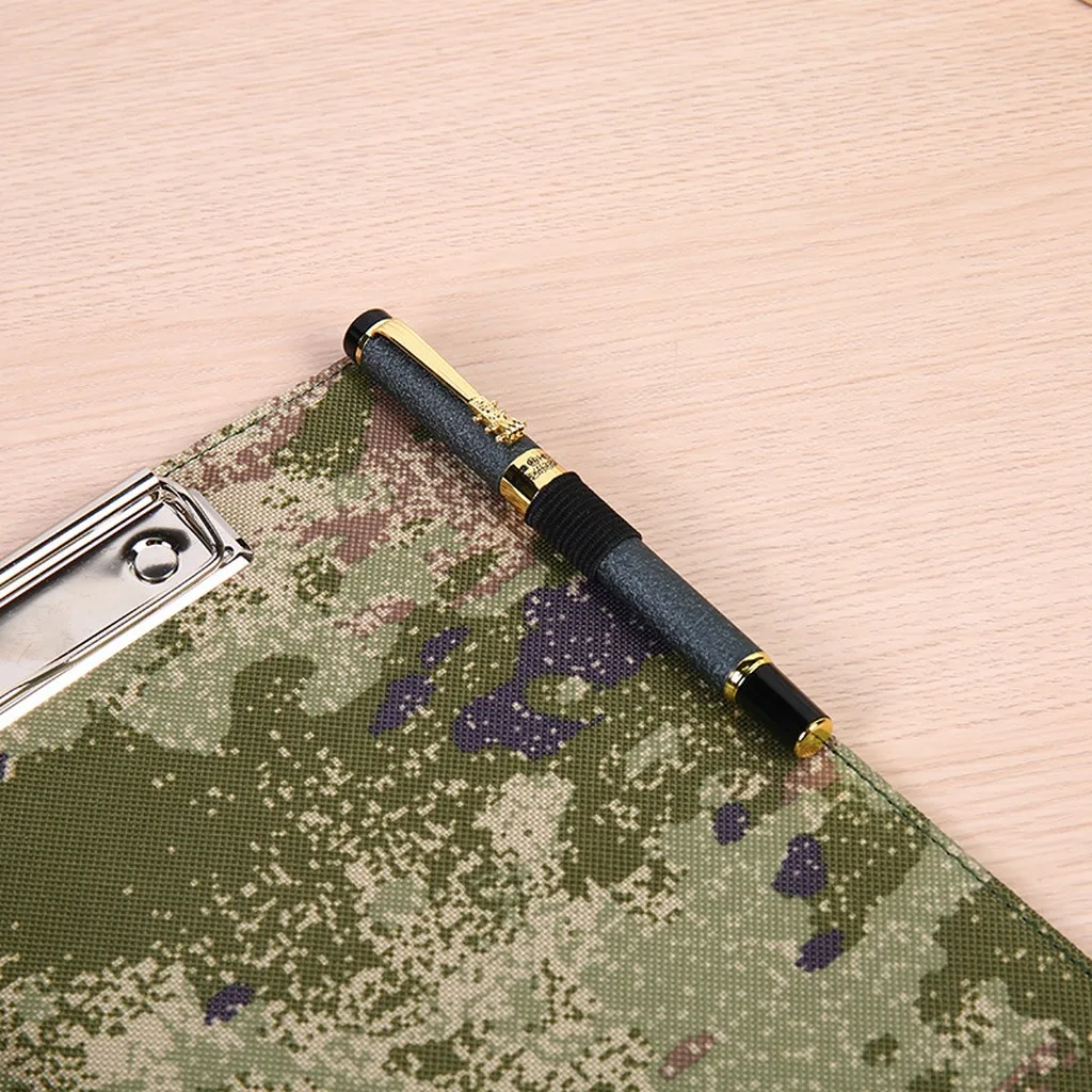 Office Document Holder Stain Resistant Oxford Fabric Clipboard Camouflage Writing Board Rounded Corner A4 Clipboard For Business
Office Document Holder Stain Resistant Oxford Fabric Clipboard Camouflage Writing Board Rounded Corner A4 Clipboard For Business