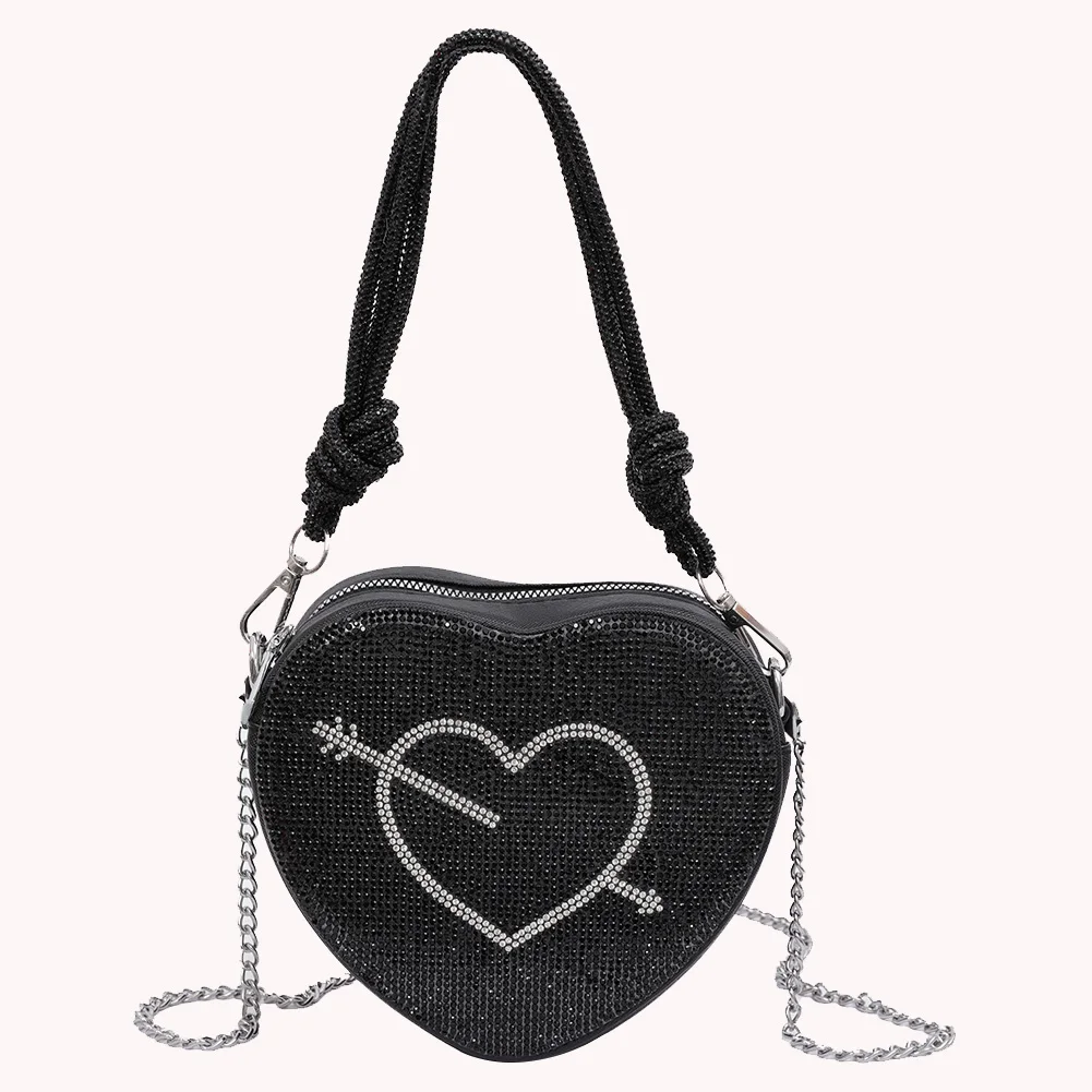 Crossbody Purse for Women Rhinestone Handbag PU Leather with Inner Pocket Crossbody Bag Clutch Purse for Work Travel
Crossbody Purse for Women Rhinestone Handbag PU Leather with Inner Pocket Crossbody Bag Clutch Purse for Work Travel